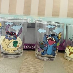 NIB DISNEY STITCH 4 SHOT GLASSES